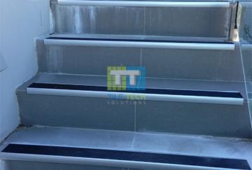 stairs effloresence removal service sydney - before photo