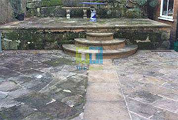 hot water high pressure tile cleaning sydney - before photo