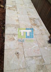 limestone tile cleaning service sydney after photo